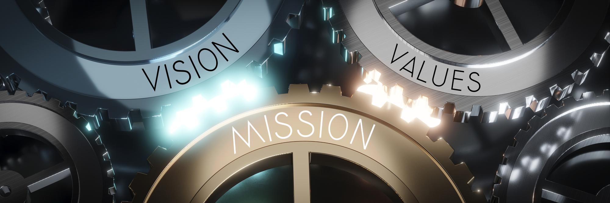 mission-vision-values-gears-concept-3d-illustration